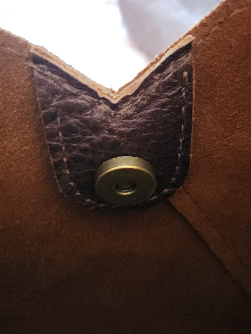 Portland Leather Shoulder Bag in Dark Brown Coldbrew Color Small Naomi - Picture 9 of 12